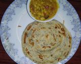 A picture of step 18 of Phudina lachcha paratha.