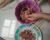Foto langkah ke 2 dari resep Sate Kambing (marinasi pakek pear).