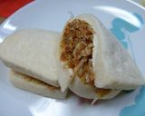 A picture of step 4 of For Myoga Ginger Lovers: Bonito Flake and Cheese Sandwich.