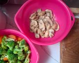 Foto langkah ke 3 dari resep Tofu Cah Brokoli Jamur.