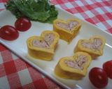 A picture of step 5 of Easy Jack-O'-Lantern Shaped Tamagoyaki.