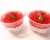 A picture of step 8 of Raspberry Bavarois.