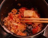 A picture of step 2 of Kimchi and Tomato Rice Bowl for an Energy Boost in the Morning.