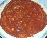 A picture of step 6 of Gourmet Stuffed Crust Pizza.