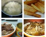 A picture of step 2 of Potato With Canned Stewed Pork.