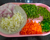 ஹோட்டல் ஸ்டைல் பேபி கார்ன் பிரைட் ரைஸ் ரெசிபி ஸ்டேப் 2 புகைப்படம்