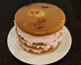 A picture of step 11 of Vanilla Layer Cake with Peppermint Whipped Cream Frosting and Filling.