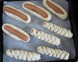 A picture of step 13 of Sausage Bread Using a Bread Machine.