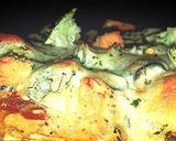 A picture of step 13 of Mike's Gilroy Garlic Chicken Pizza.