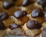 A picture of step 8 of Vickys Coconut Chocolate Macaroons GF DF EF SF NF.