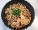 รูปขั้นตอนการทำที่ 1 ของ ข้าวผัดกระเทียม (Ninniku Yakimeshi)