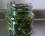 A picture of step 4 of Soy Sauce Marinated Ramps and Kombu.