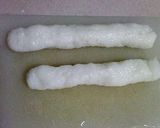 A picture of step 3 of Make Mitarashi Dango Dumplings with Mashed Leftover Rice.
