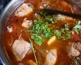 Gambar langkah 6 resipi Tomyam ayam.