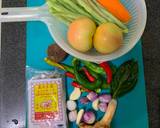 Sour Spicy Beef Soup (Asem Asem Daging) recipe step 2 photo