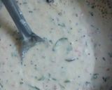 A picture of step 4 of Rava idli.