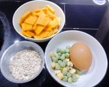 Hình bước làm 1 của món Cháo yến mạch rau củ