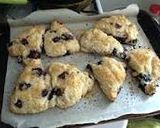 A picture of step 10 of Blueberry Scones.