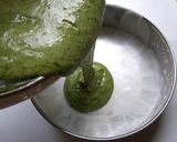 A picture of step 9 of Green Tea and White Chocolate Mousse Cake.