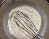 A picture of step 1 of Brown Sugar and Kinako Tofu Donuts Made with Joshinko.