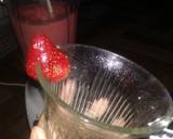 Jus strawberry langkah memasak 2 foto