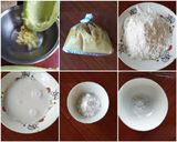 รูปขั้นตอนการทำที่ 2 ของ ขนมแตง สูตรไม่มีมะพร้าวโรยหน้า #มนต์รักขนมไทย