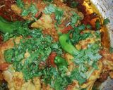 A picture of step 4 of Chicken Tikka karahi.