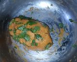 A picture of step 3 of Cornmeal Papadi.