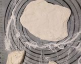 A picture of step 3 of Naan bread.