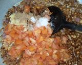 A picture of step 4 of Arabian Harissa.