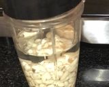 A picture of step 2 of Peanut Milk and Paneer.