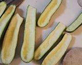 Tofuval töltött cukkini recept fázis 1 fotója