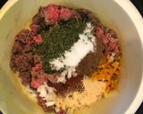 A picture of step 2 of Kofta in tahini sauce.