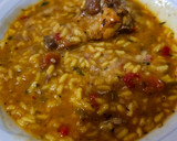 Foto del paso 8 de la receta: Arroz meloso de conejo y alioli de membrillo