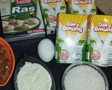 A picture of step 1 of Laziza mix Ras Malai.