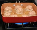 A picture of step 4 of Turkey Meatballs.