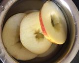 A picture of step 1 of Apple jalebi.