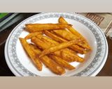 A picture of step 5 of Fries pakora.