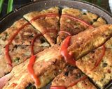 عکس مرحله 1 از دستور نان پیتزایی تابه ای