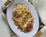 Foto langkah ke 3 dari resep Sawi Cah Bakso Telur.