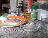 Foto del paso 1 de la receta: Risotto con Pollo y Setas con Aceite y Albahaca