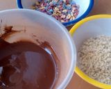 A picture of step 5 of Vickys Chocolate Banana 'Ice Cream' Crunch Lollies, GF DF EF SF.