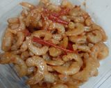 Hình bước làm 1 của món Tôm nõn sốt