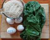 Foto del paso 1 de la receta: Tortitas de amaranto con acelgas en freidora de aire