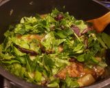 A picture of step 8 of Zuppa Toscana.