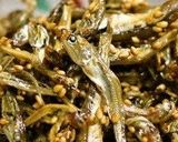 A picture of step 5 of Candied Dried Baby Sardines (Tazukuri) for New Year's.