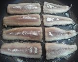 A picture of step 4 of Pacific Saury Kabayaki.