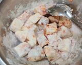 A picture of step 1 of Dry Schezwan Paneer.