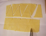 A picture of step 3 of Simple Chocolate Croissants with Pie Crust.