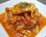 A picture of step 8 of Chicken & Cabbage with Tomatoes.